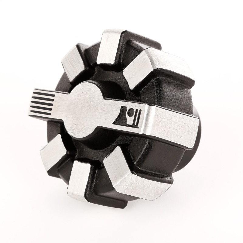 Jeep Wrangler Fuel Cap - Rugged Ridge - Elite - Brushed Aluminum - `07-`22